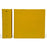 First Healthcare Products 4" Side Opening Binders - BINDER, POLY, 4" S / O 3 RING, YELLOW - M10250R3