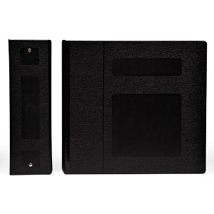 First Healthcare Products 4" Side Opening Binders - BINDER, POLY, 4" S / O 3 RING, BLACK - M10280R3