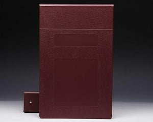 First Healthcare Products 3" Top Opening Binders - BINDER, POLY, 3 T / O 3 RING, BURGUNDY - M80021R3