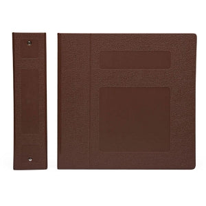 First Healthcare Products 3" Side Opening Binders - BINDER, POLY, 3" S / O 3 RING, BROWN - M80060R3