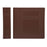 First Healthcare Products 3" Side Opening Binders - BINDER, POLY, 3" S / O 3 RING, BROWN - M80060R3