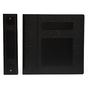 First Healthcare Products 3" Side Opening Binders - BINDER, POLY, 3" S / O 3 RING, CHARCOAL - M80230R3