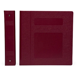 First Healthcare Products 2" Side Opening Binders - 2" Side-Open 3-Ring Poly Binder, Burgundy - M90020R3