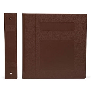 First Healthcare Products 2" Side Opening Binders - 2" Side-Open 3-Ring Poly Binder, Brown - M90060R3