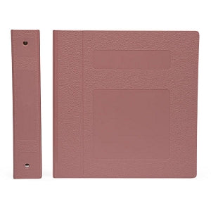 First Healthcare Products 2" Side Opening Binders - 2" Side-Open 3-Ring Poly Binder, Mauve - M90070R3