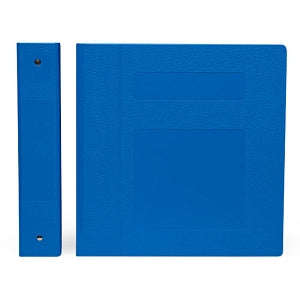 First Healthcare Products 2" Side Opening Binders - 2" Side-Open 3-Ring Poly Binder, Light Blue - M90080R3