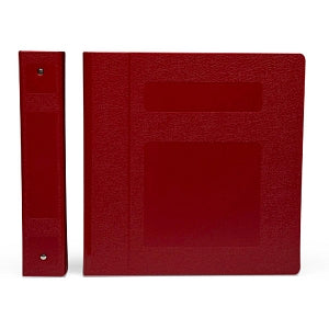 First Healthcare Products 2" Side Opening Binders - 2" Side-Open 3-Ring Poly Binder, Red - M90210R3