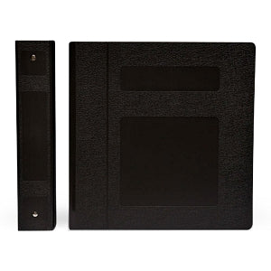 First Healthcare Products 2" Side Opening Binders - 2" Side-Open 3-Ring Poly Binder, Charcoal - M90230R3