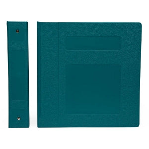 First Healthcare Products 2" Side Opening Binders - 2" Side-Open 3-Ring Poly Binder, Teal - M90270R3