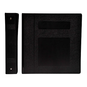 First Healthcare Products 2" Side Opening Binders - 2" Side-Open 3-Ring Poly Binder, Black - M90280R3