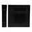 First Healthcare Products 2" Side Opening Binders - 2" Side-Open 3-Ring Poly Binder, Black - M90280R3