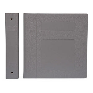 First Healthcare Products 2" Side Opening Binders - 2" Side-Open 3-Ring Poly Binder, Gray - M90370R3