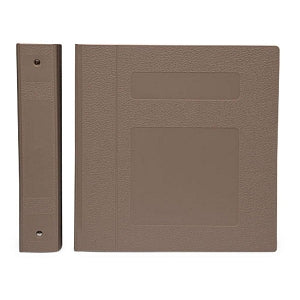 First Healthcare Products 2" Side Opening Binders - 2" Side-Open 3-Ring Poly Binder, Taupe - M90390R3