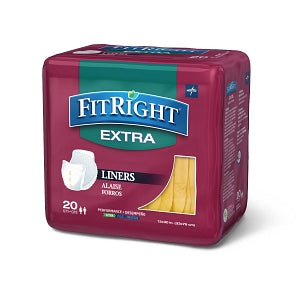 Medline FitRight Incontinence Liners - FitRight Incontinence Liners, Moderate, 13" x 30" - FITLINER100