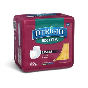 Medline FitRight Incontinence Liners - FitRight Incontinence Liners, Moderate, 13" x 30" - FITLINER100