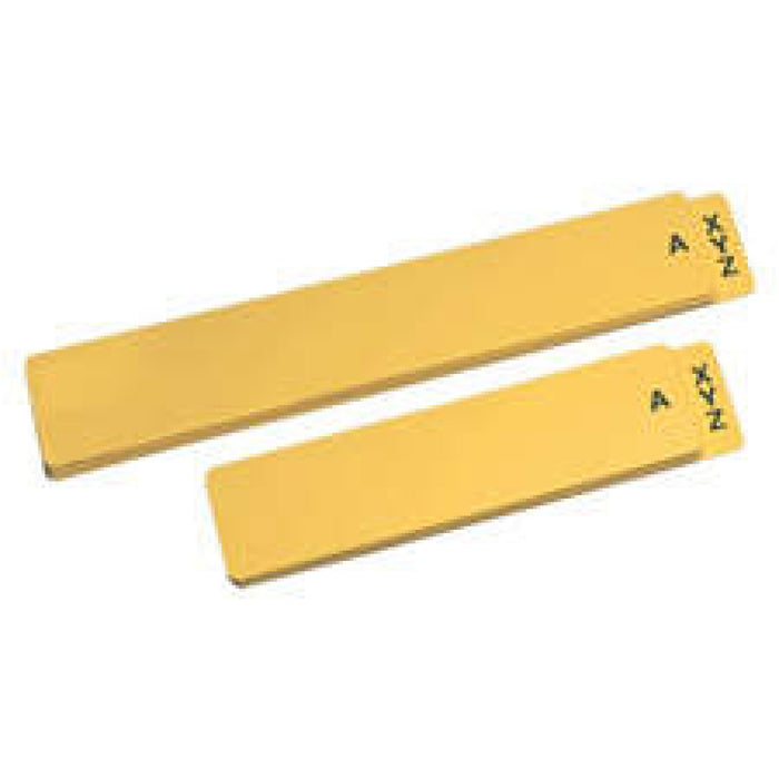 Color: Yellow Dimensions: 14 1/2" X 4" 25/Set