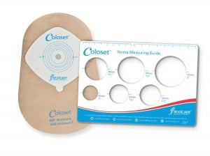 Flexicare C1 (1PC) Stand Wear Non-Woven Clr Closed Pouches - Coloset One Piece Pouch and Filter, Closed, Nonwoven Backing, Standard Barrier, Clear - 00-911-210U