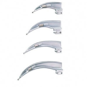 Flexicare Standard Conventional Laryngoscope Blades - Macintosh Conventional Laryngoscope Blade, Size 1 - 040-110U