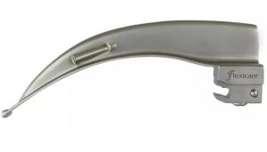 Flexicare Macintosh Blades - Fiber-Optic Laryngoscope Blade, MAC, Size 1 - 040-831U