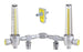 Aluminum Dual Air Flowmeters