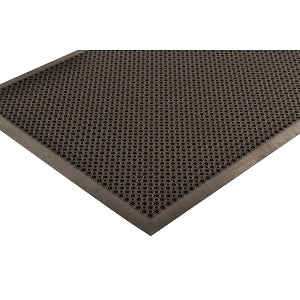 Superior Manufacturing Heavy-Duty Outdoor Entrance Mats - Heavy-Duty Outdoor Entrance Mat, Black, 4' x 6' - 599S0046BL