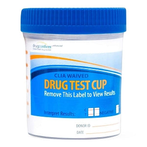 Bioscience DrugConfirm Advanced Urine Drug Test Cups - TEST, URINE, CUP, 12-PANEL, CLIA-WAIVED - HE-CUP-6124