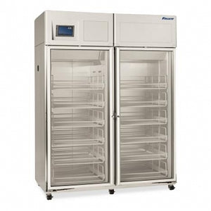 Follett Upright Double-Door Pharmacy Refrigerator - REFRIGERATOR, PHARMA, UP, DBL GL DR, 45CF - REF45-PH-0HT00G