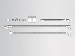 Fisher Paykel RT-Series Breathing Circuits - Adult Dual-Limb Heated Breathing Circuit with Auto-Feed Chamber and Pressure Lines - RT211