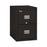 FireKing Patriot Vertical File Cabinet - CABINET, FILE, FIREPRF, VRTCL, 2DRAWER, BLACK - 2P1825-CBL