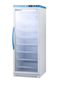 Accucold Upright One-Door Lab Refrigerators - Accucold Upright Medical-Laboratory Refrigerator with Glass Door, 12 cu. ft. - ARG12ML