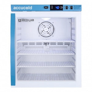 Accucold Countertop Lab Refrigerators - Accucold Compact Medical-Laboratory Refrigerator with Glass Door, 1 cu. Ft. - ARG1ML