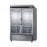 Accucold Upright Two-Door Lab Refrigerators - Accucold Medical-Laboratory Refrigerator with 2 Glass Doors and 4 Wheel Casters (2 Locking), 49 cu. ft. - ARG49ML