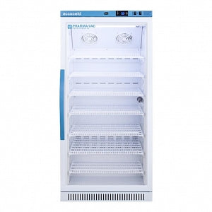 Accucold Upright Pharmacy Refrigerators - Pharmacy-Vaccine Refrigerator, 8 Cubic Feet, Glass Door - ARG8PV