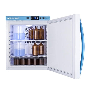 Accucold Countertop Lab Refrigerators - Accucold Compact Medical-Laboratory Refrigerator with Solid Door, 1 cu. Ft. - ARS1ML