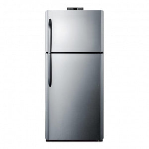 Summit 20.4 Cu. Ft. Stainless Steel Refrigerator-Freezer - 20.4 cu. ft. Refrigerator-Freezer, Stainless Steel - BKRF21SS