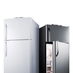 Summit 20.4 Cu. Ft. Stainless Steel Refrigerator-Freezer - 20.4 cu. ft. Refrigerator-Freezer, Stainless Steel - BKRF21SS