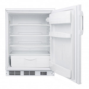 Summit 24" Wide All-Refrigerators - 24" Wide All-Refrigerator, White, 6.9 cu. ft. - FF6L7NZ