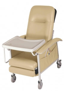 Medline ComfortEZ 3-Position Recliners - CAL 133 Compliant ComfortEZ 3-Position Recliner, No Tray, Cappuccino - FURN10100BEC