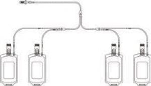 Fenwal Quadruple Transfer Pack Containers with Coupler - Quadruple Transfer Pack with Coupler - 4R2004