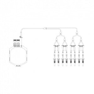 Fenwal Transfer Pack Containers - Transfer Pack Container, 600 mL, with 8 Couplers - 4R2027