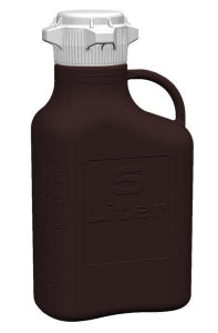 Foxx Life Sciences 5L Dark Amber Polypropylene Carboys - CARBOY, 5L, DARK AMBER, PP, 83B CAP - 15N-1111-OEM