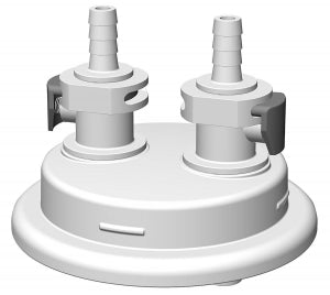 Foxx Life Sciences VersaCap 83mm Caps & Adapters - ADAPTER INSERT, VESACAP 83, 1/4" HB X2 - 205-3002-RLS