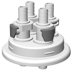 Foxx Life Sciences VersaCap 83mm Caps & Adapters - ADAPTER INSERT, VESACAP 83, 3/8" HB X4 - 205-3007-RLS