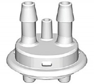 Fox Life Sciences VersaCap / Accessories - ADAPTER, BARB MLD, VCAP 50, 5/16"HB&VENT X2 - 205-5333-RLS