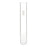 Foxx Life Sciences Borosil Round Bottom Test Tubes with Rims - Borosil Round Bottom Clear Borosilicate Test Tube with Rim, 25 mm O. D. x 150 mm L, 55 mL Volume, 200/Case - 9800U08