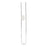 Foxx Life Sciences Borosilicate Round Bottom Test Tubes without Rims - Borosil Round Bottom Clear Borosilicate Test Tube without Rim, 15 mm O. D. x 125 mm L, 13 mL Volume, 800/Case - 9820U04