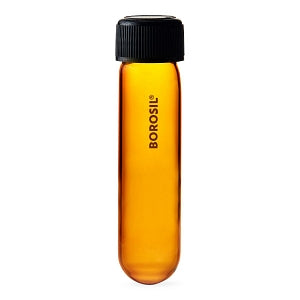 Foxx Life Sciences Amber Round Bottom Media Culture Tubes - Round Bottom Media Culture Tube with Polypropylene Cap, 30 mL - 9901010