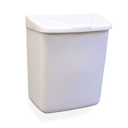 Feminine Hygiene Receptacles Feminine Hygiene Receptacle, White Metal