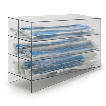 Foley Catheter Organizer 6-Place Foley Catheter Organizer - 7.5"W x 21.5"D x 13.5"H