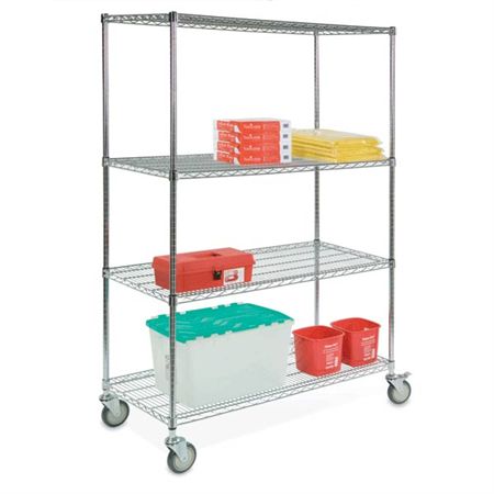 Four-Shelf Cart 24"W x 60"L x 60"H